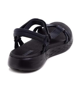 Sandalia Skechers 15316 Negra paraa Mujer