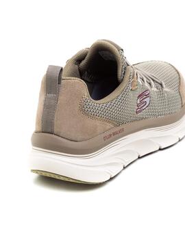 Deportivo Skechers 232263 Taupe para Hombre