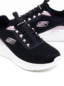 Deportivos Skechers 15004 Negro para Mujer