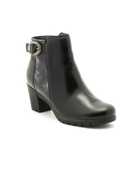 Botin Pitillos De Piel Negro 3823