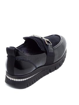 Mocasines Fluchos F1811 Negro para Mujer