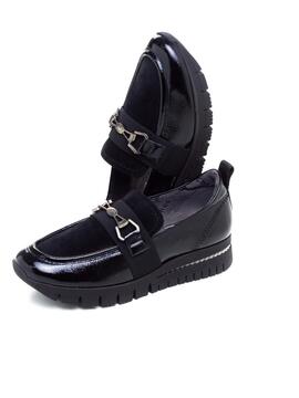 Mocasines Fluchos F1811 Negro para Mujer