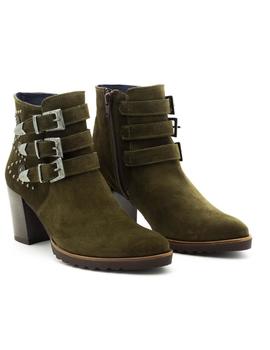 Botin Dorking De Piel Verde D7226-CA