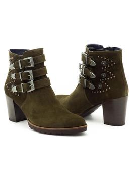 Botin Dorking De Piel Verde D7226-CA