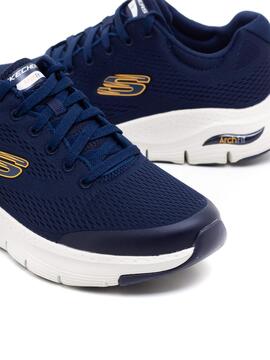 Deportivo Skechers 232040 Azul Marino para Hombre