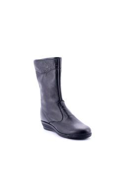 Bota Losal De Piel Negra 2357