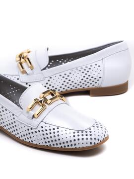 Mocasines Pitillos 5644 Blanco para Mujer