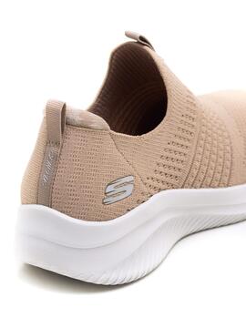 Sliper Skechers 149855 Taupe para Mujer