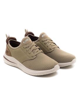Sneaker Skechers 210239 Taupe para Hombre