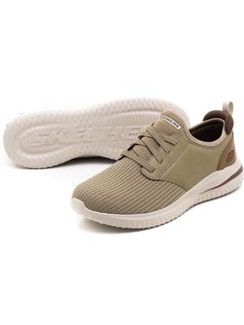 Sneaker Skechers 210239 Taupe para Hombre