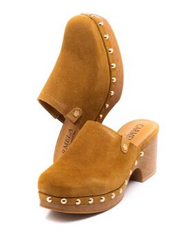 Zueco Carmela 161475 Camel para Mujer