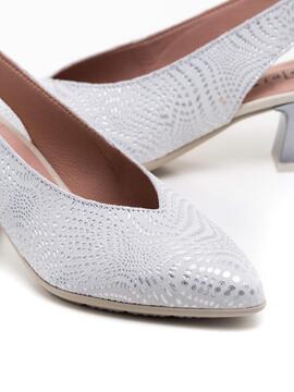 Zapato Pitillos 57502 Plata para Mujer