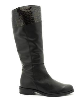 Bota Modabella De Piel Negra 150.2173