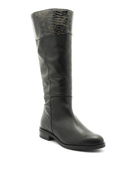Bota Modabella De Piel Negra 150.2173