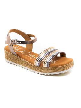 Sandalia Cuña Multicolor para Mujer