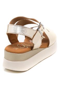 Sandalia Oh My Sandals Cava para Mujer