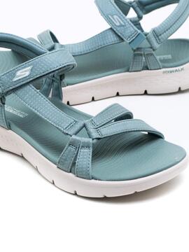 Sandalia Skechers GO WALK Menta para Mujer