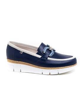 Mocasín Dorking Indian D9298 Azul para Hombre