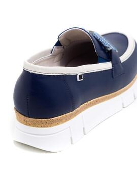 Mocasín Dorking Indian D9298 Azul para Hombre