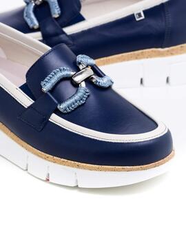 Mocasín Dorking Indian D9298 Azul para Hombre