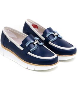 Mocasín Dorking Indian D9298 Azul para Hombre