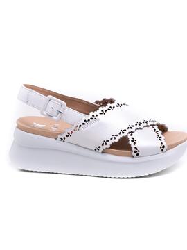 Sandalia Callaghan 299118 Blanca para Mujer