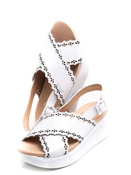 Sandalia Callaghan 299118 Blanca para Mujer