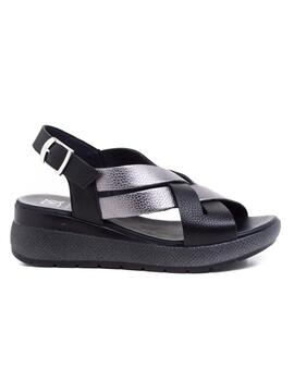 Sandalia Dorking D9316 Negra para Mujer