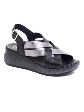 Sandalia Dorking D9316 Negra para Mujer