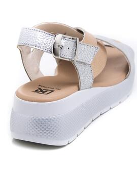 Sandalia Dorking D9316 Plata para Mujer