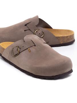 Zueco Yokono 599 Taupe para Mujer
