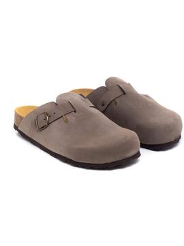 Zueco Yokono 599 Taupe para Mujer