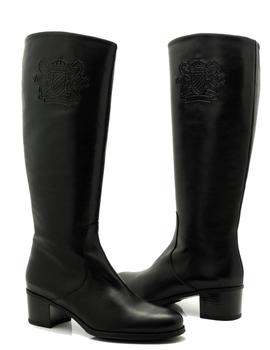 Bota Esteve De Piel Negra 27303