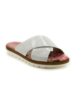 Sandalia Marroqui De Piel Blanca 9422