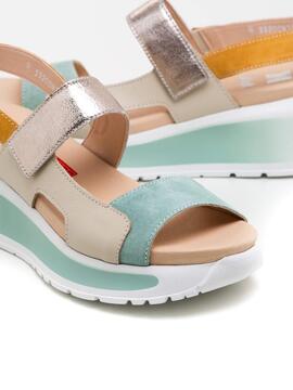 Sandalia Mujer Multicolor Callaghan 35200