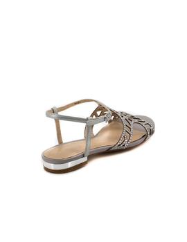 Sandalia Joyca Plata 74121