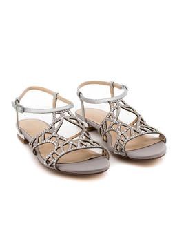 Sandalia Joyca Plata 74121