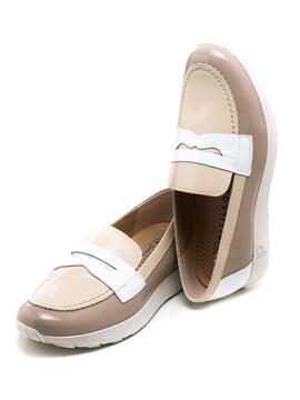 Mocasines Mujer Pitillos 10420 Beige