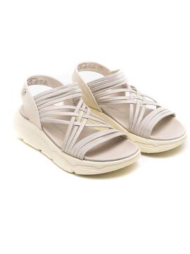 Sandalias Mujer 144100 Beige