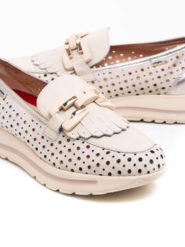 Mocasines Callaghan Mujer 40732 Marfil