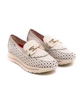 Mocasines Callaghan Mujer 40732 Marfil