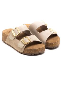 Sandalia Mujer Yokono Wiwi-003 Beige
