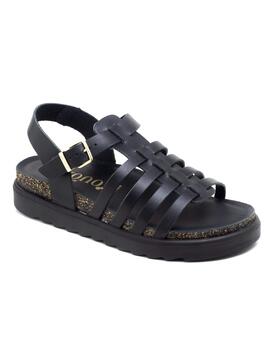Sandalia Mujer Yokono Tunez-107 Negro