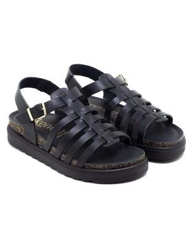 Sandalia Mujer Yokono Tunez-107 Negro