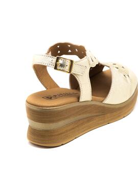Sandalia Mujer Pitillos 10350 dorada