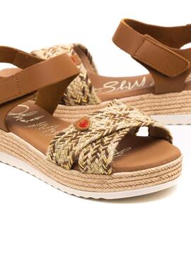 Sandalia Mujer Oh My Sandalas 5692 Roble para Mujer