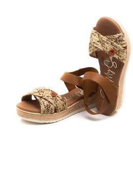 Sandalia Mujer Oh My Sandalas 5692 Roble para Mujer