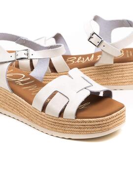 Sandalia Mujer Oh My Sandals 5702 Blanca