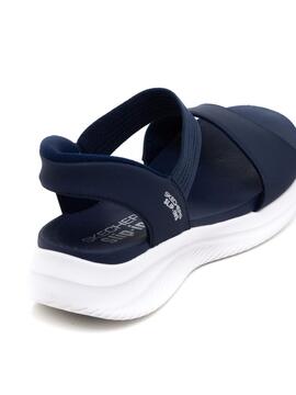 Sandalia Mujer Skechers 119804 Azul