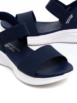 Sandalia Mujer Skechers 119804 Azul